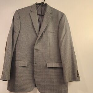 Polo Ralph Lauren Men's Gray‎ Plaid 2-Button Blazer 42R